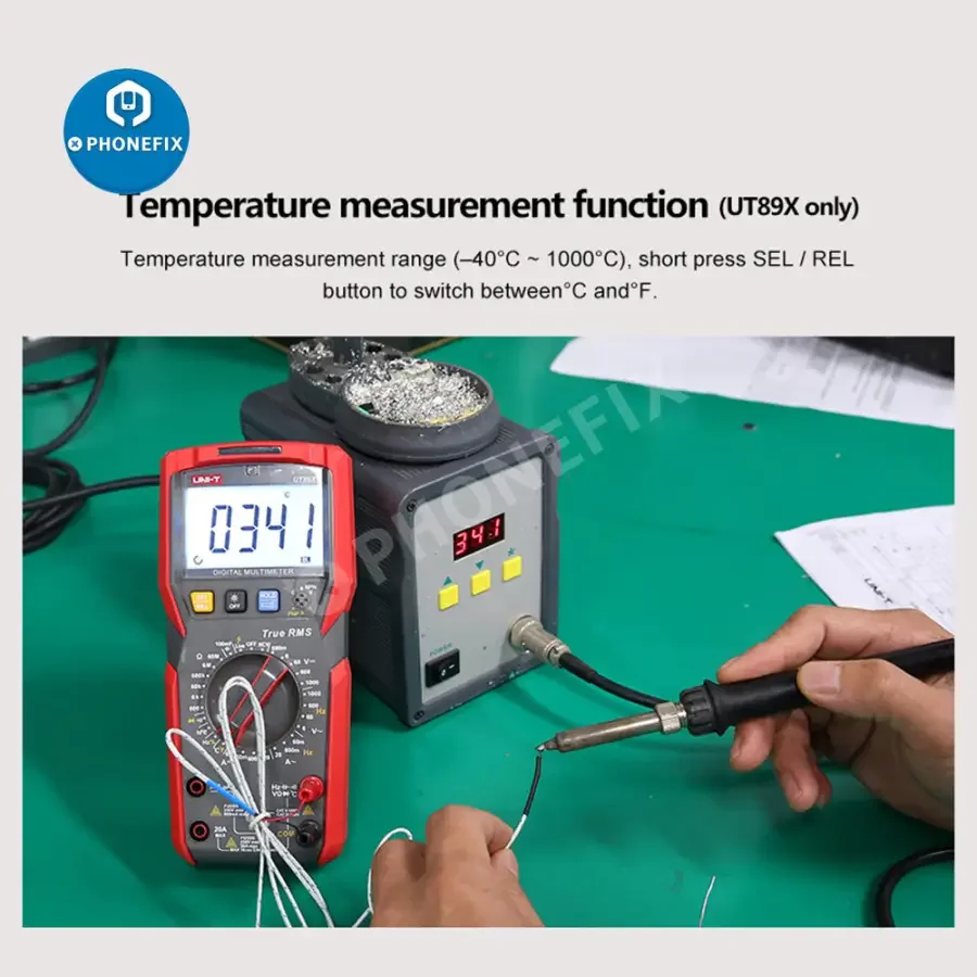 UT89XD LED Multimeter Smart Capacitance Voltage Current Tester - Image 2