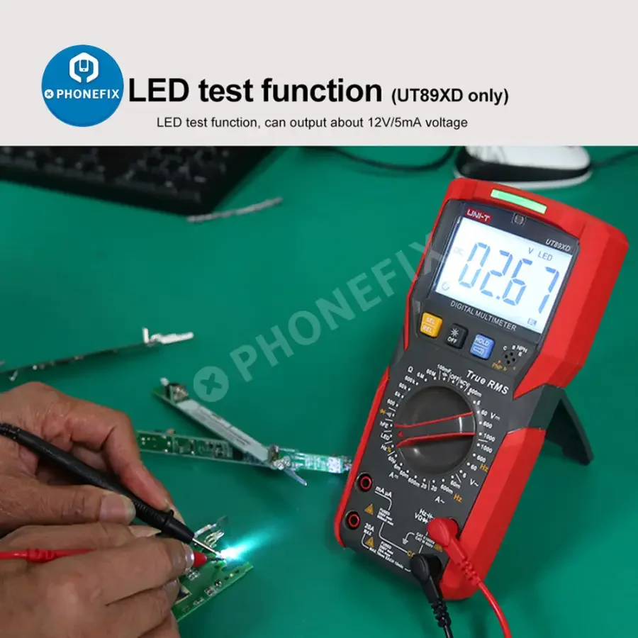 UT89XD LED Multimeter Smart Capacitance Voltage Current Tester - Image 8