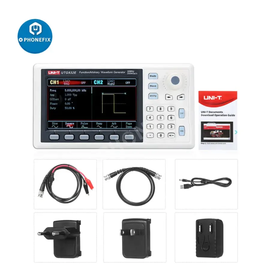 UTG932E UTG962E 2-channel Function Signal Generator Frequency Counter - Image 2
