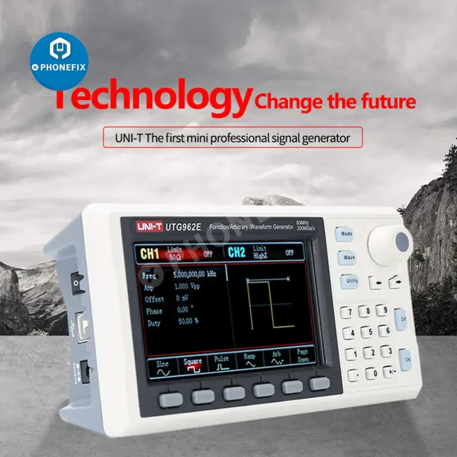 UTG932E UTG962E 2-channel Function Signal Generator Frequency Counter - Image 6