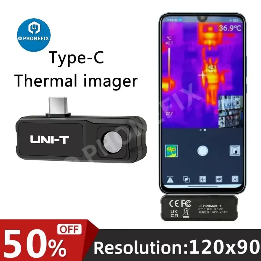 UTi120 Thermal Imager Infrared Camera Mobile Phone Android Type-C - Image 2