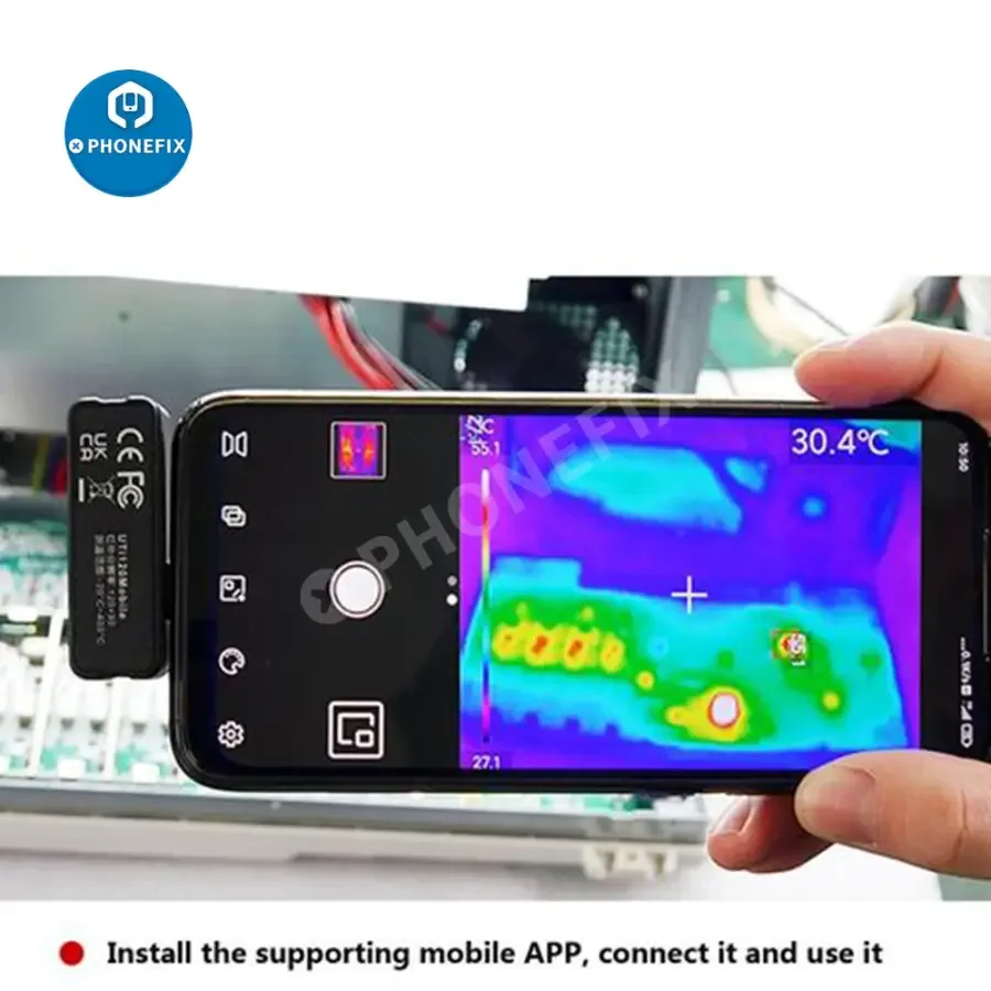 UTi120 Thermal Imager Infrared Camera Mobile Phone Android Type-C - Image 5