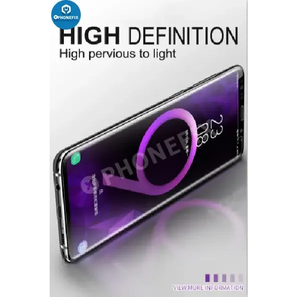 UV Glue Tempered Glass Nano Liquid Protective Film For Samsung Galaxy - Image 5