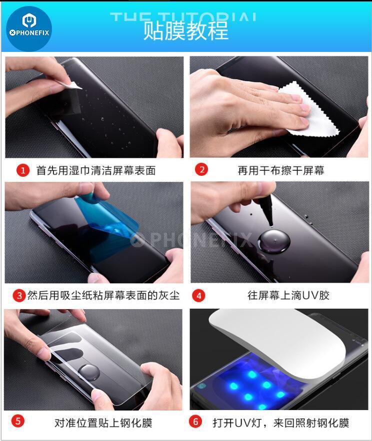 UV Glue Tempered Glass Nano Liquid Protective Film For Samsung Galaxy - Image 6