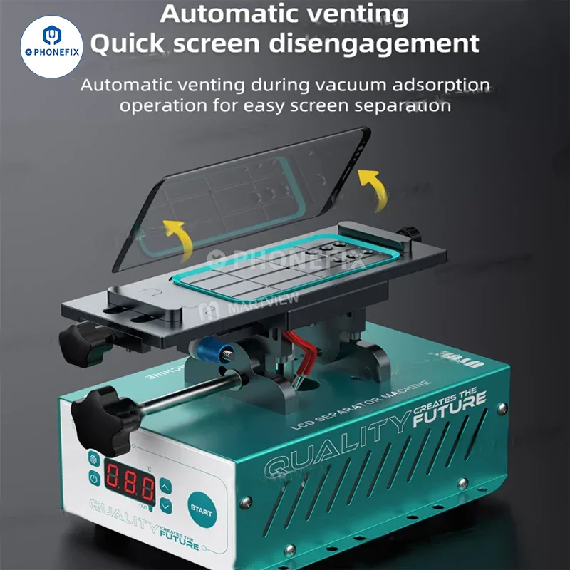 UYUE 958S-3 7 inch Auto Heating LCD Screen Separator Machine - Image 17