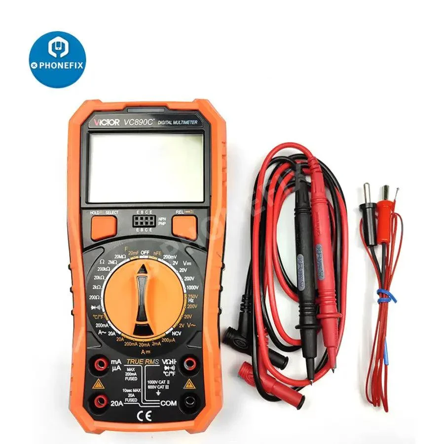 VC890D Digital Multimeter PCB Fault Testing Universal Meter - Image 2