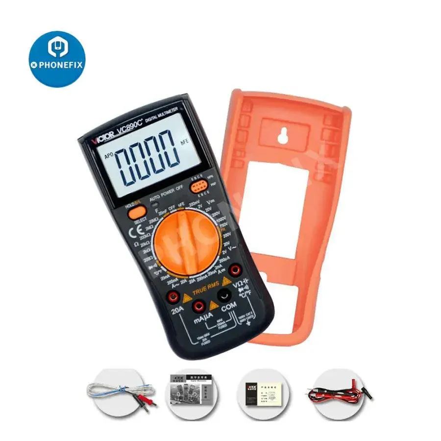 VC890D Digital Multimeter PCB Fault Testing Universal Meter - Image 3