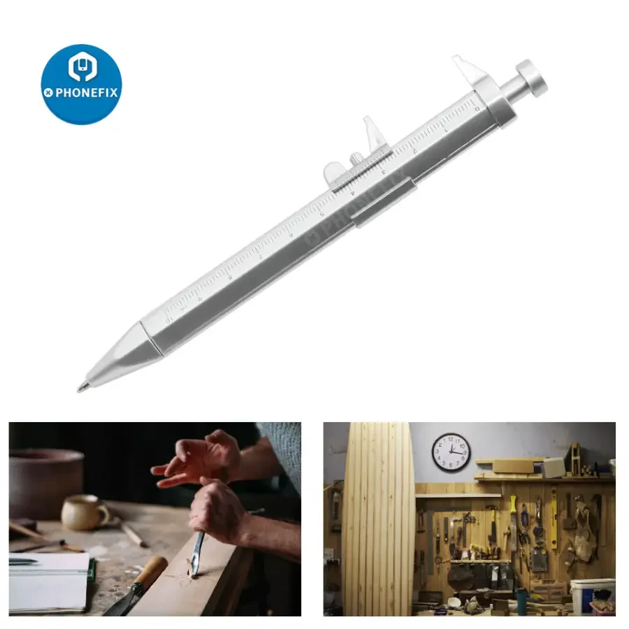 Vernier Caliper Ballpoint Pen Gel Ink Pen Roller Ball Pen Stationery - Image 3