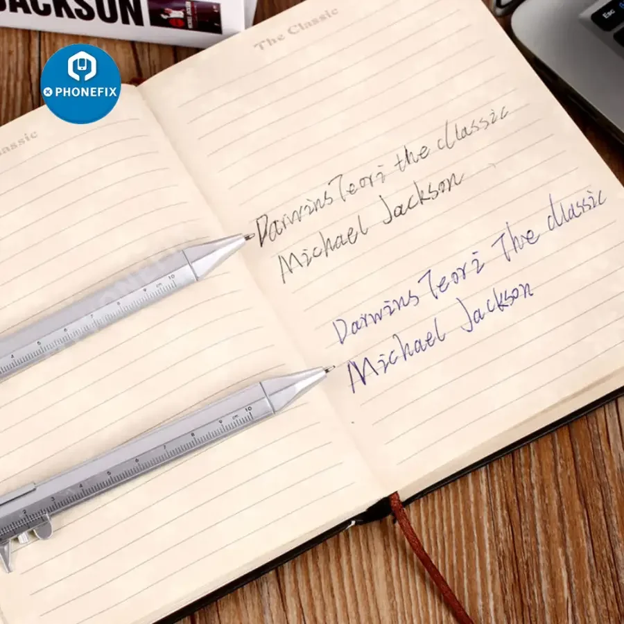 Vernier Caliper Ballpoint Pen Gel Ink Pen Roller Ball Pen Stationery - Image 6