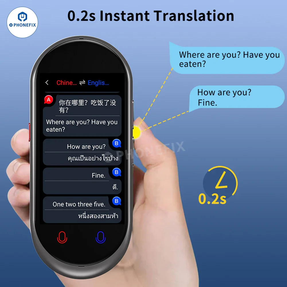 VORMOR Z6 Z8 Portable Translator Smart Offline Real Time Translation - Image 11
