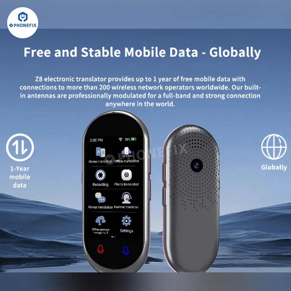 VORMOR Z6 Z8 Portable Translator Smart Offline Real Time Translation - Image 12