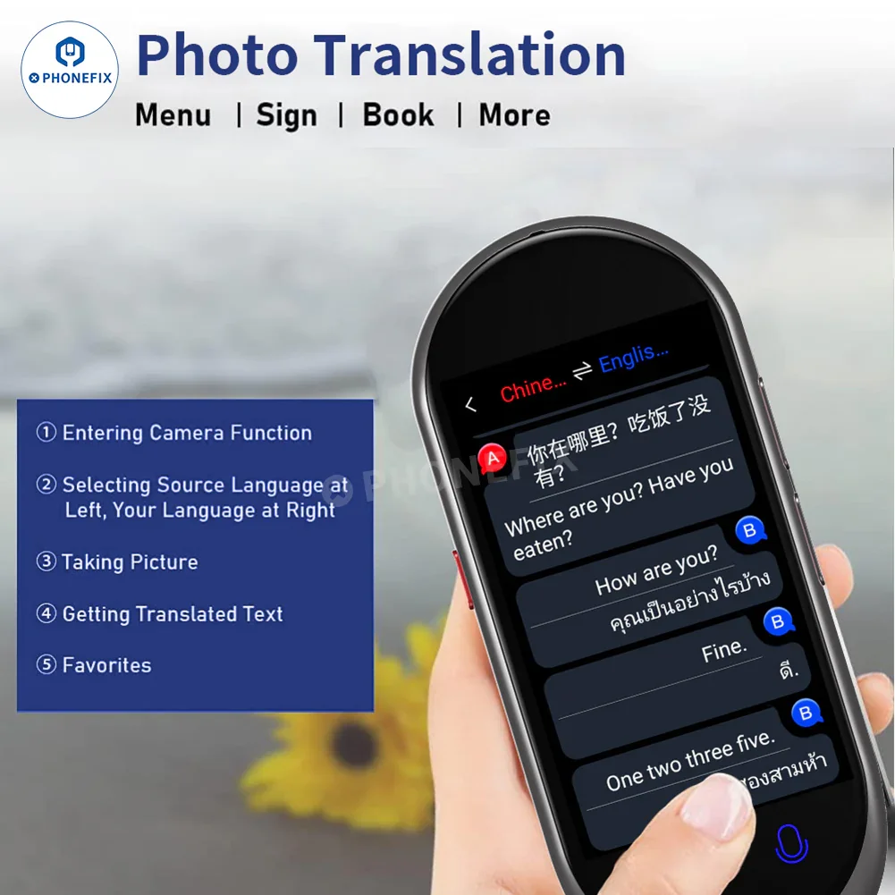 VORMOR Z6 Z8 Portable Translator Smart Offline Real Time Translation - Image 14