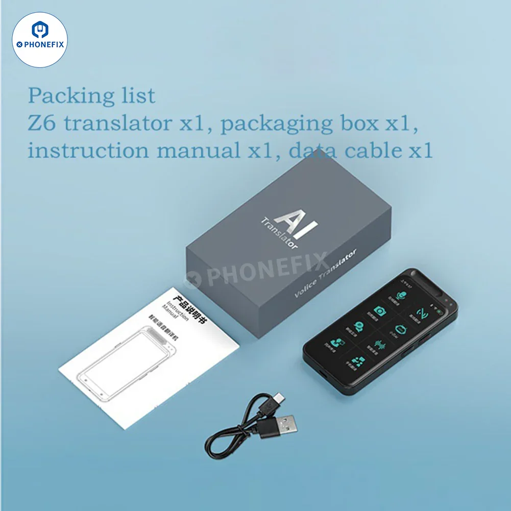 VORMOR Z6 Z8 Portable Translator Smart Offline Real Time Translation - Image 16