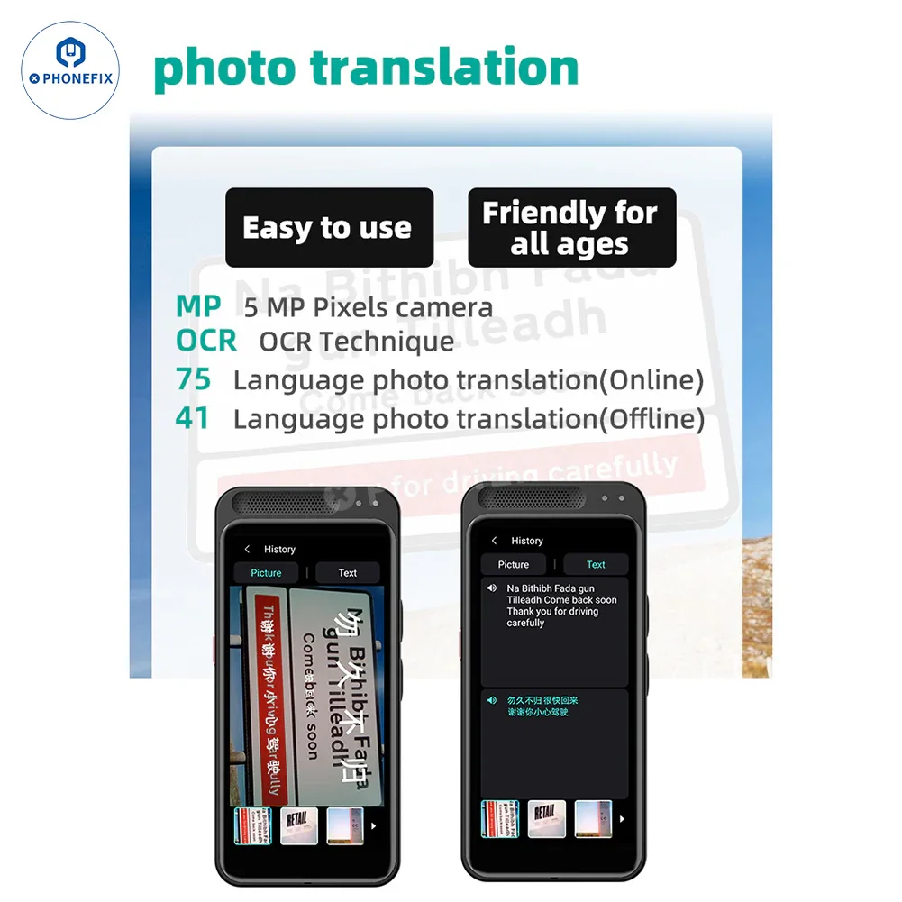 VORMOR Z6 Z8 Portable Translator Smart Offline Real Time Translation - Image 6