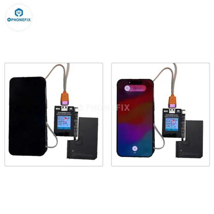 W09 Pro Tester Solved iPhone 11-15 Battery Pop-up Without Tag-on Cable - Image 8