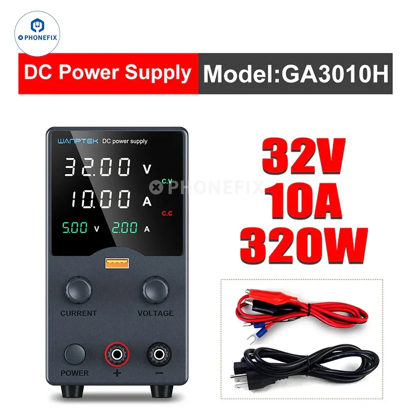 Wanptek GA Series Adjustable DC Voltage Regulator Digital Power Supply - Image 4