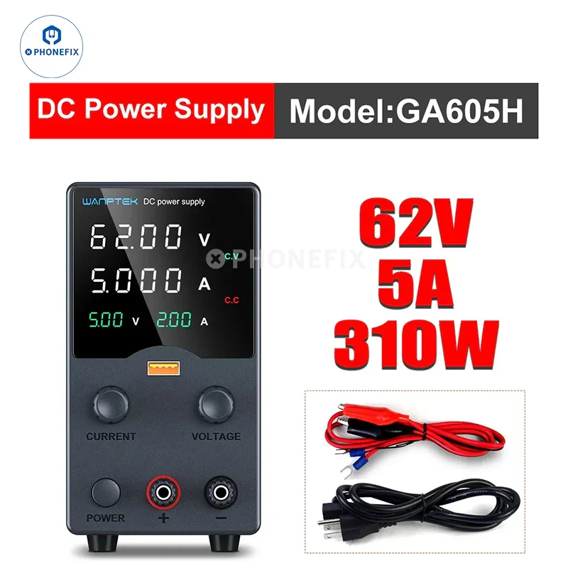 Wanptek GA Series Adjustable DC Voltage Regulator Digital Power Supply - Image 5