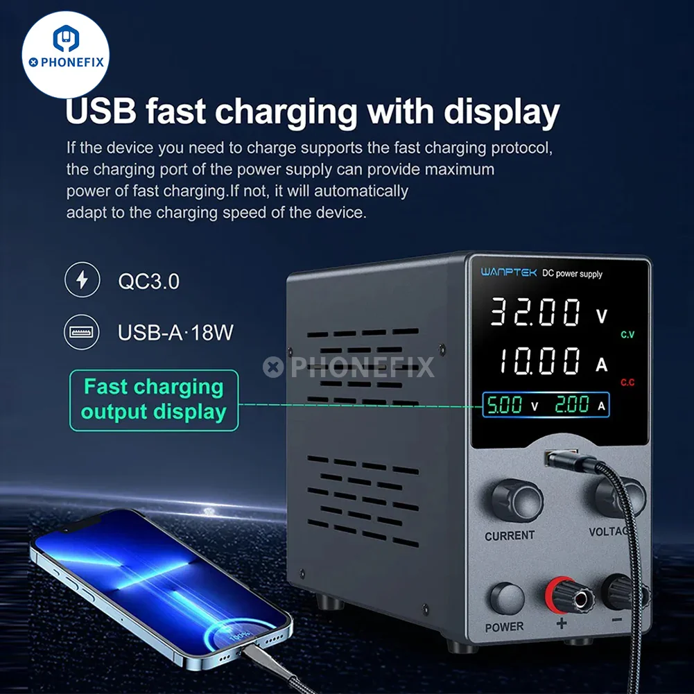 Wanptek GC Series Adjustable DC Power Supply Voltage Regulator - Image 2