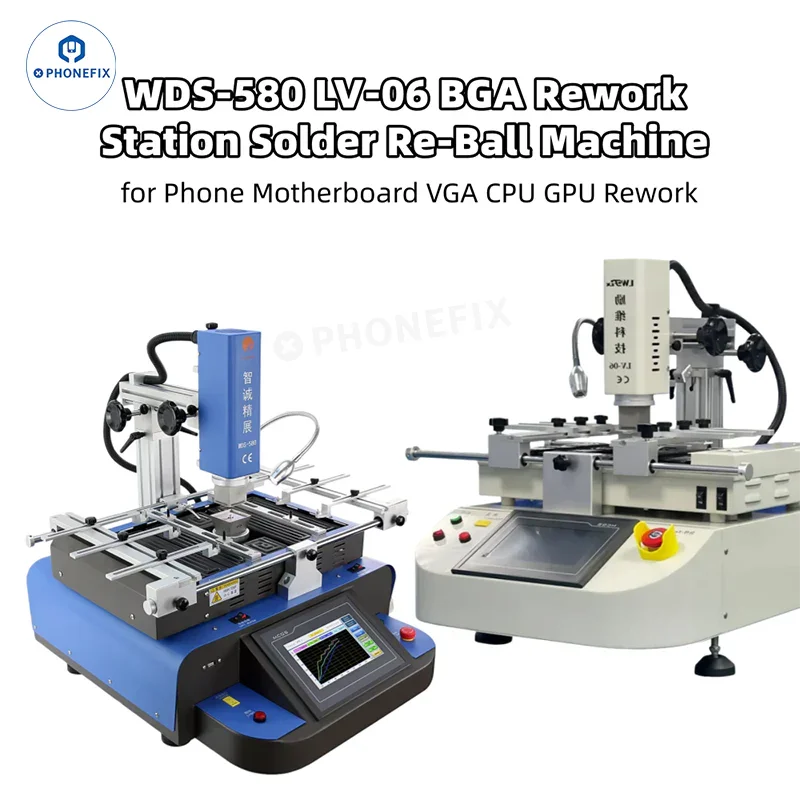 WDS-580 BGA Rework Station for Desoldering Reballing Soldering BGA SMD IC - Image 3