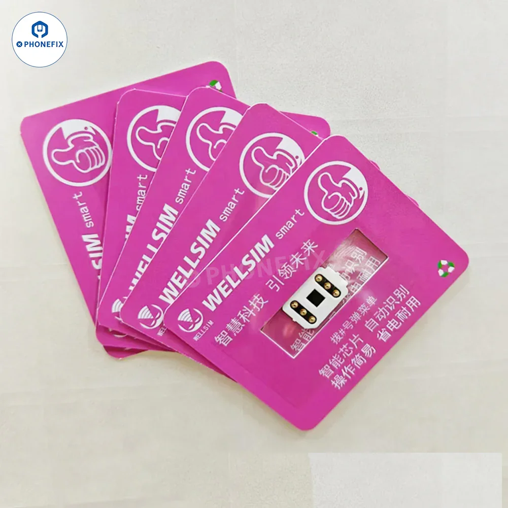 WELLSIM Smart SIM Unlocking Card For iOS18 iPhone XR-16 Pro Max - Image 4