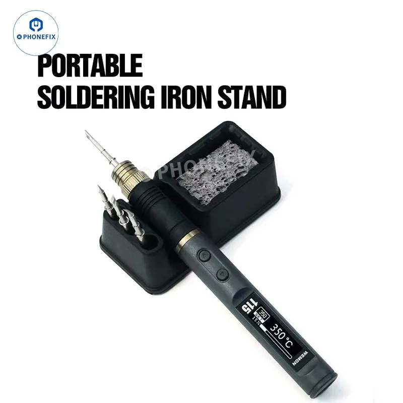 WEMON Portable Soldering Iron supports C115 C210 C245 T12 Tips - Image 8