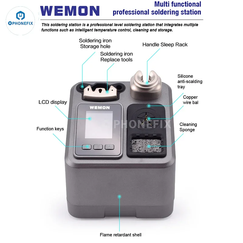 WEMON T31 Soldering Station Compatible C115 C210 C245 Iron Tip - Image 10