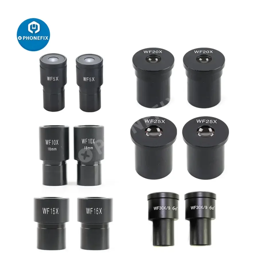 WF10/15/20/25/30X Wide Field Eyepiece Lens For Stereo Microscope - Image 2