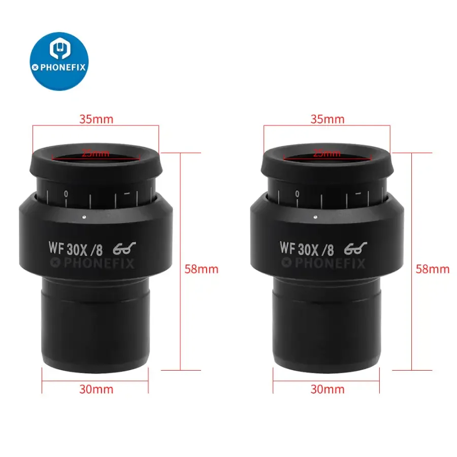 WF30X/8 Microscope Eyepieces 30mm Interface High Eye Point Eyepiece - Image 3
