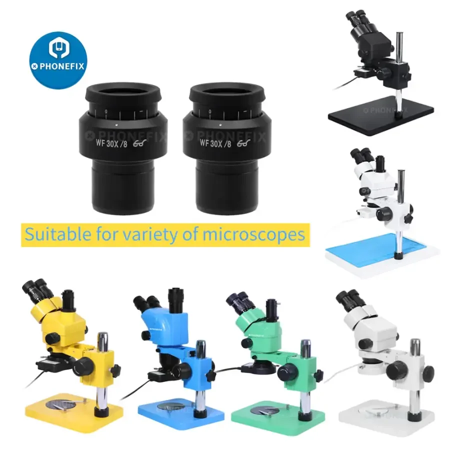 WF30X/8 Microscope Eyepieces 30mm Interface High Eye Point Eyepiece - Image 7