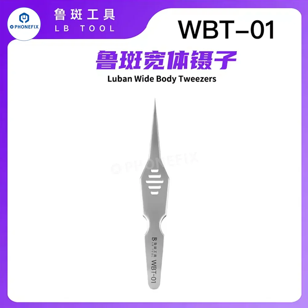 Wide Body Grip Tweezers Ultra-fine Pointed Tip for Mobile Phone Repair - Image 10