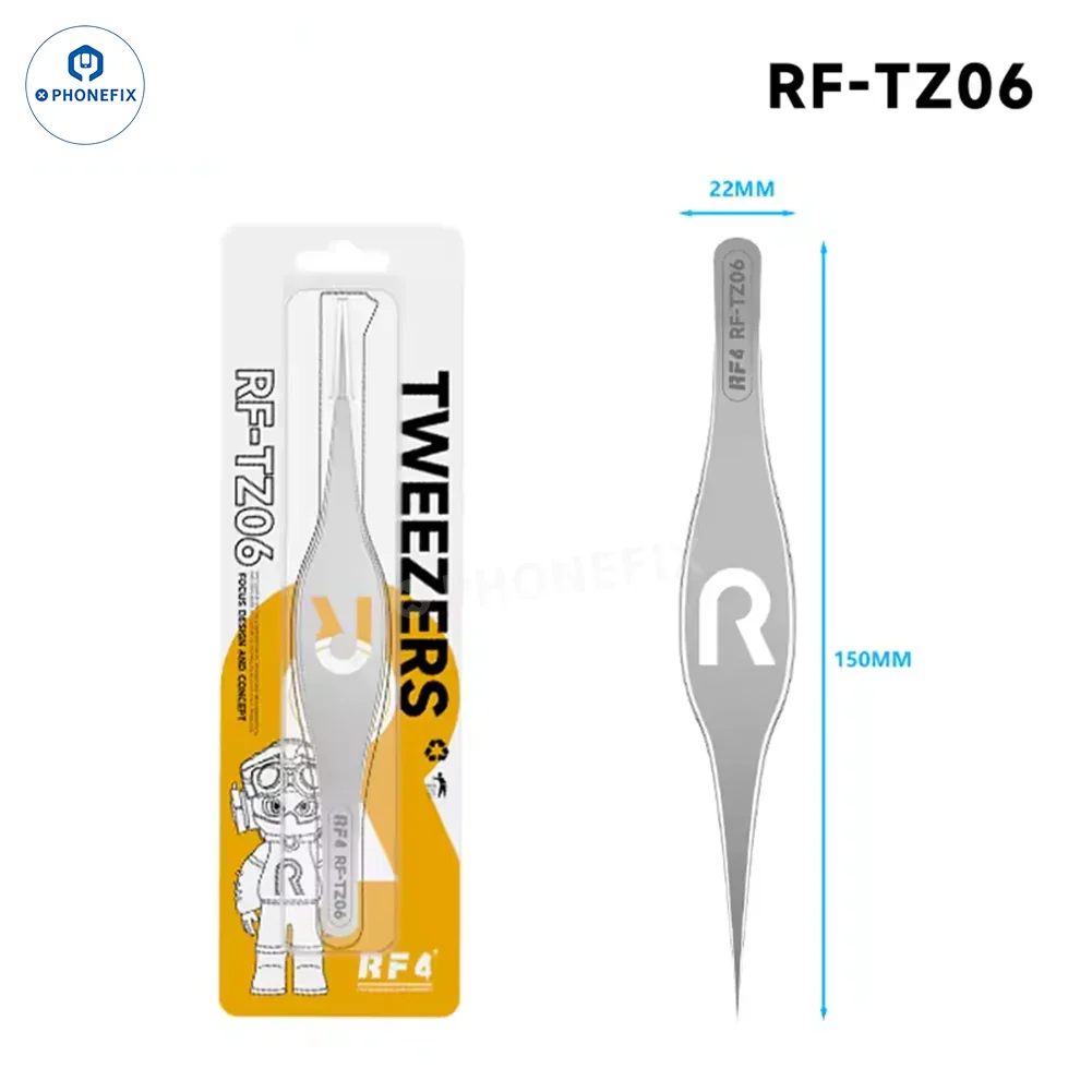 Wide Body Grip Tweezers Ultra-fine Pointed Tip for Mobile Phone Repair - Image 11