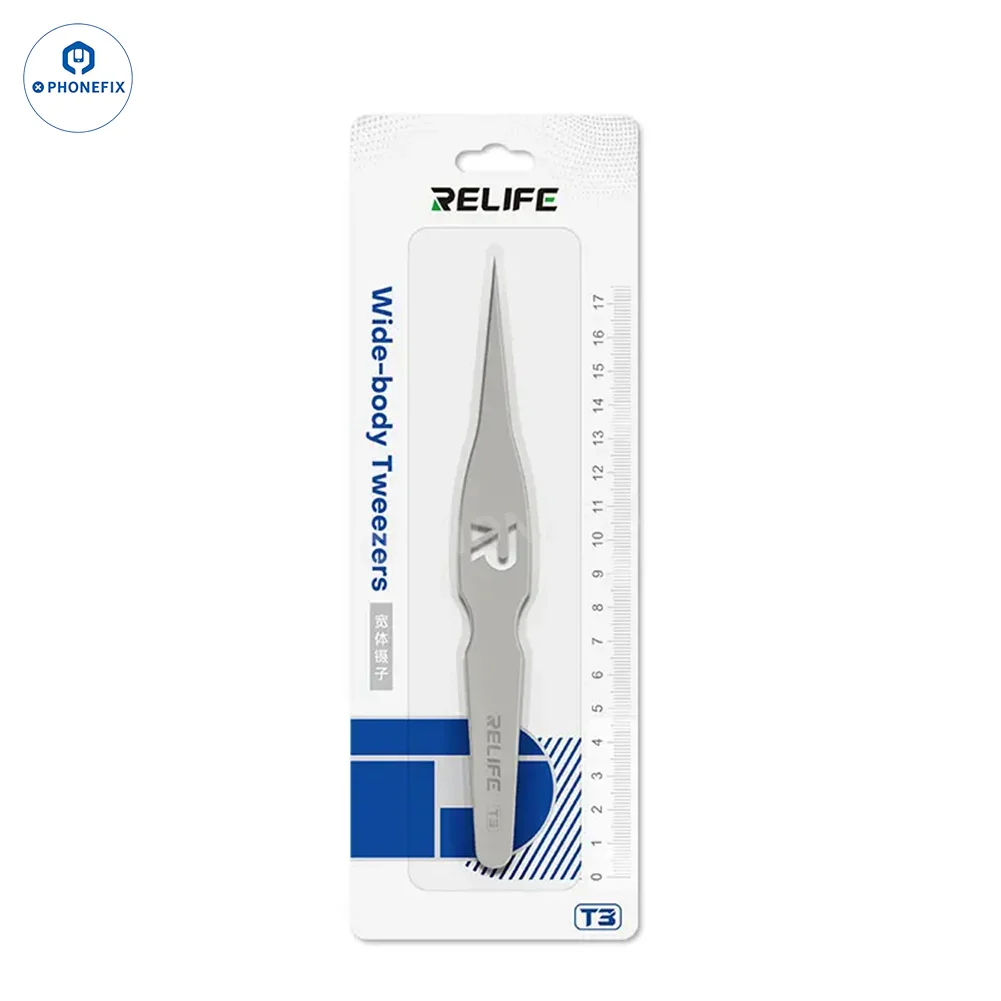 Wide Body Grip Tweezers Ultra-fine Pointed Tip for Mobile Phone Repair - Image 9