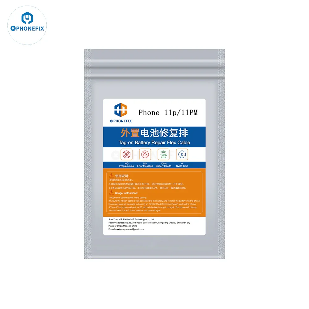 Without Programming Battery Repair Flex Cable For iPhone 11-15 Pro Max - Image 3