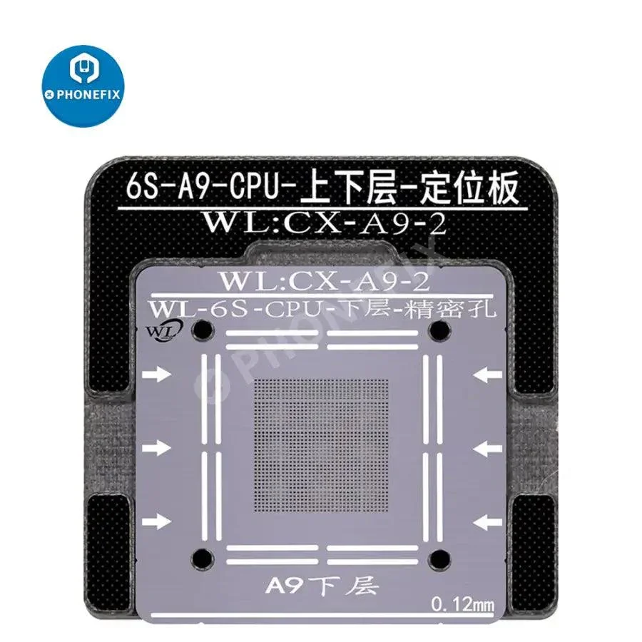 WL 0.1mm BGA Reballing Stencils Kit For iPhone A8-A16 CPU - Image 10