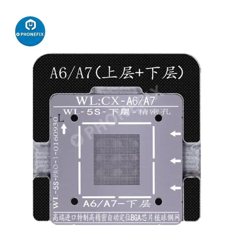 WL 0.1mm BGA Reballing Stencils Kit For iPhone A8-A16 CPU - Image 4