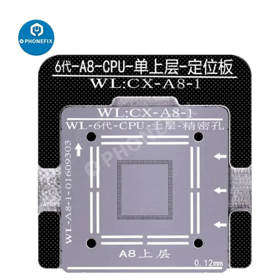 WL 0.1mm BGA Reballing Stencils Kit For iPhone A8-A16 CPU - Image 6