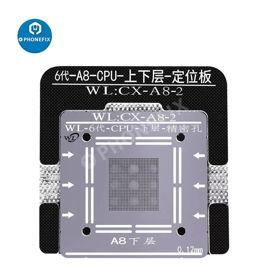 WL 0.1mm BGA Reballing Stencils Kit For iPhone A8-A16 CPU - Image 7