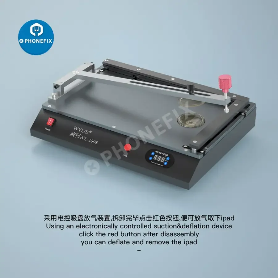 WL-1808 2 in 1 15-inch LCD Screen Heating Plate LCD Screen Separator - Image 6