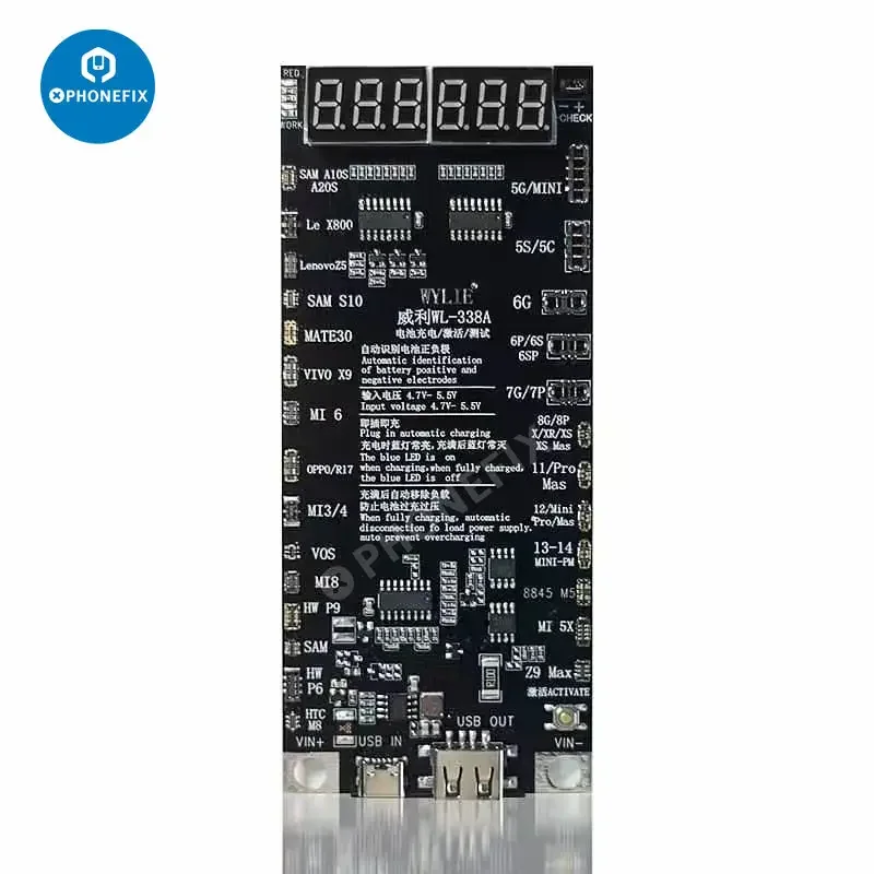 WL-338A Battery Activation Board For iPhone 6-15 Pro Max Android - Image 2