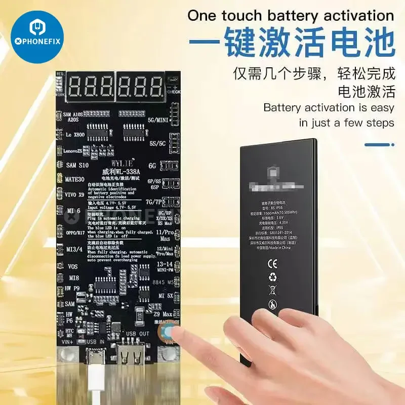 WL-338A Battery Activation Board For iPhone 6-15 Pro Max Android - Image 3