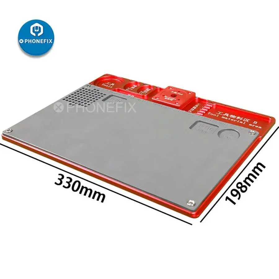 WL Aluminium Alloy Microscope Base 330x198mm Maintenance Pad - Image 3