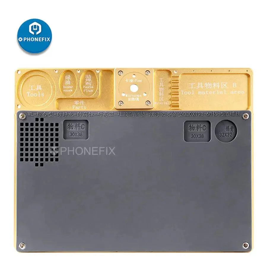 WL Aluminium Alloy Microscope Base 330x198mm Maintenance Pad - Image 6