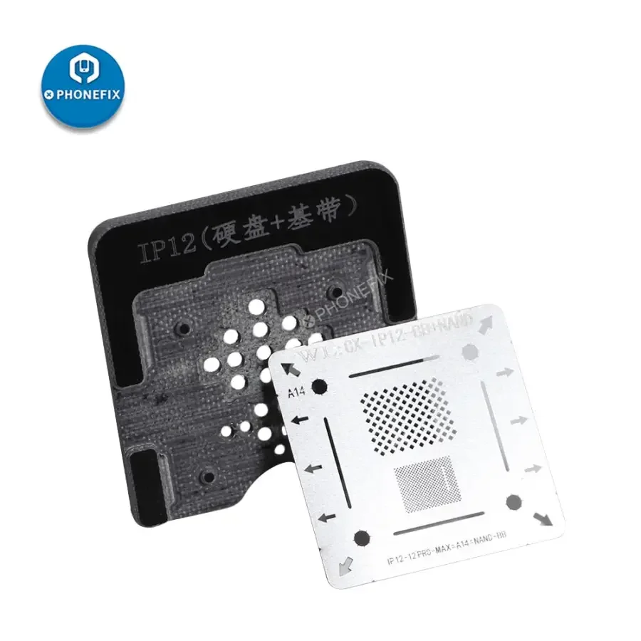 WL BGA Reballing Stencil Kit With Positioning Mold For iPhone X-12promax - Image 4