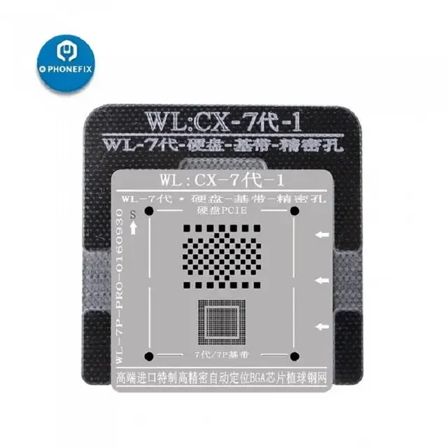 WL BGA Reballing Stencil Kit With Positioning Mold For iPhone X-12promax - Image 5