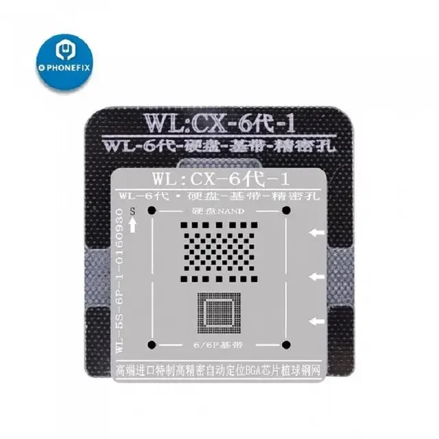 WL BGA Reballing Stencil Kit With Positioning Mold For iPhone X-12promax - Image 7