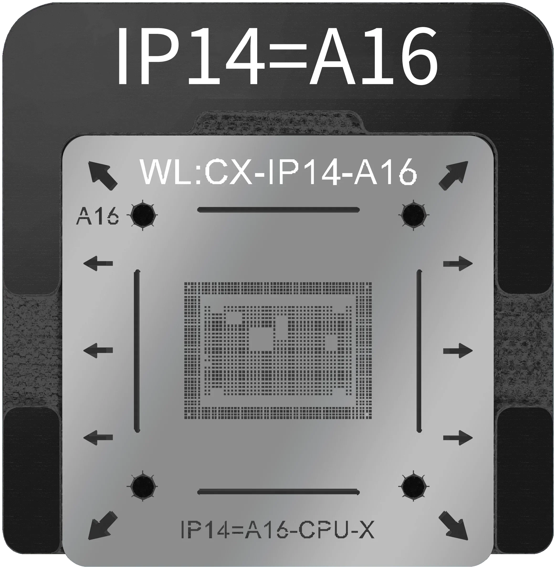 WL BGA Reballing Stencils For iPhone Baseband NAND A6-A14 CPU BGA - Image 5