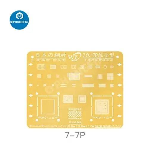 WL Golden BGA Reballing Stencil Net For iPhone 6-13 Pro Max Soldering - Image 9