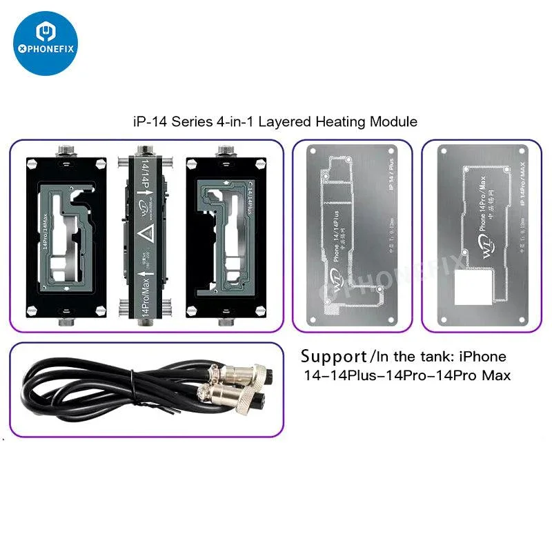 WL HT007 Pre-Heating Soldering Station for iPhone X-16 Pro Max - Image 10