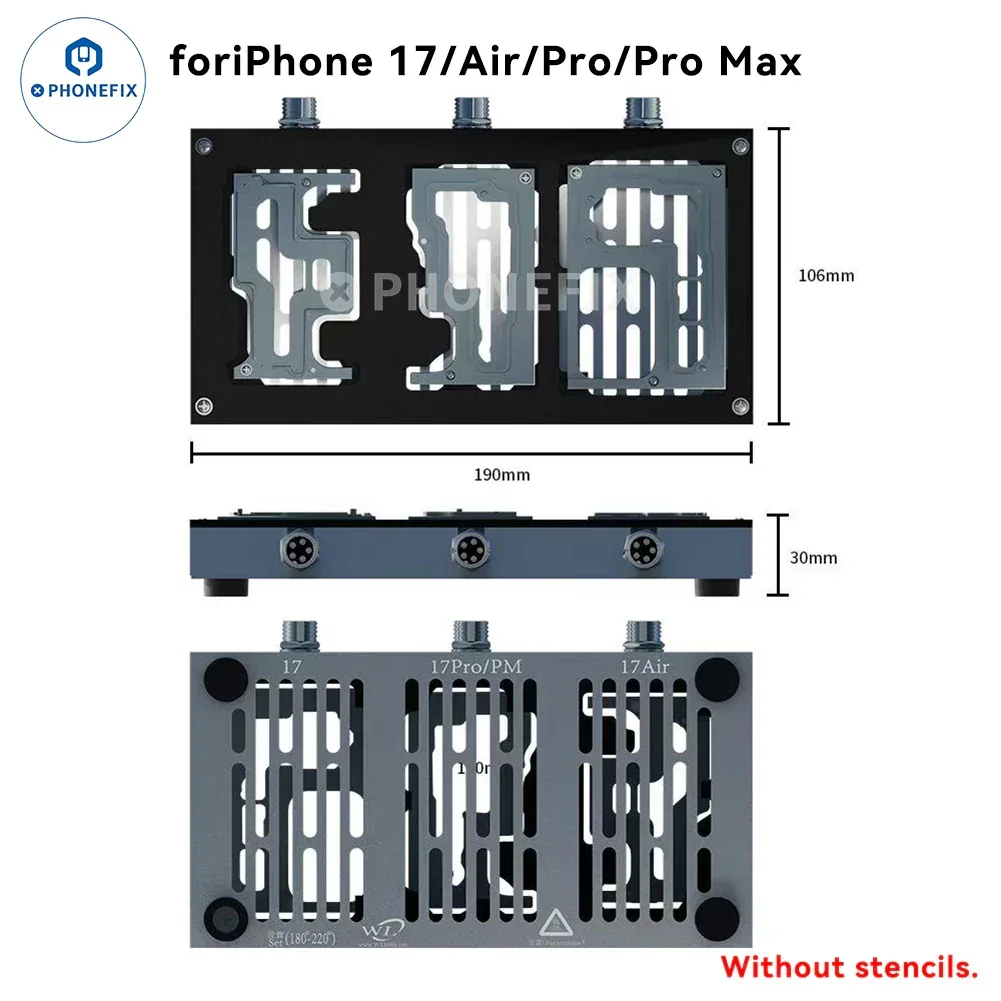WL HT007 Pre-Heating Soldering Station for iPhone X-16 Pro Max - Image 4