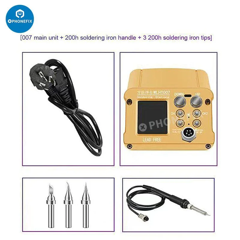 WL HT007 Pre-Heating Soldering Station for iPhone X-16 Pro Max - Image 5